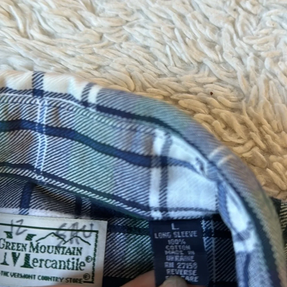Green mountain mercantile fennel shirt size L